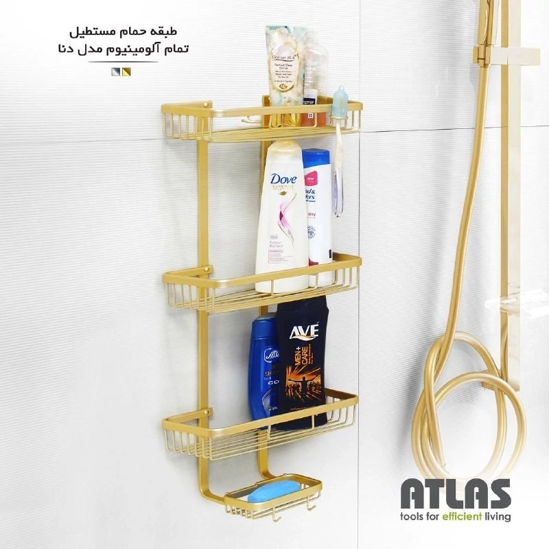 استند سه گوش حمام مدل دنا کد 129