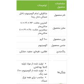 جاظرفی تمام آلومینیوم داخل سینکی مدل ریما اطلس کد 464
