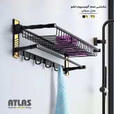 جالباسی تمام آلومینیوم تاشو مدل سبلان اطلس کد 417