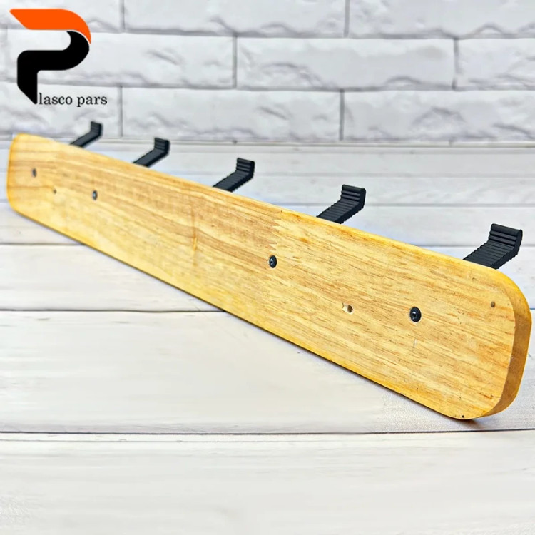 دیوارکوب 5 شاخه آلومینیوم- چوب مدل هما اطلس کد 429