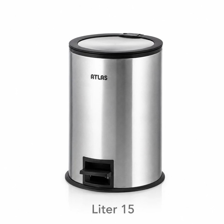 سطل استیل هانیس 15لیتری اطلس